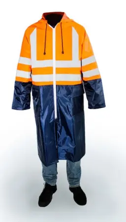Плащ ГРОЗА (оранжевый/синий)