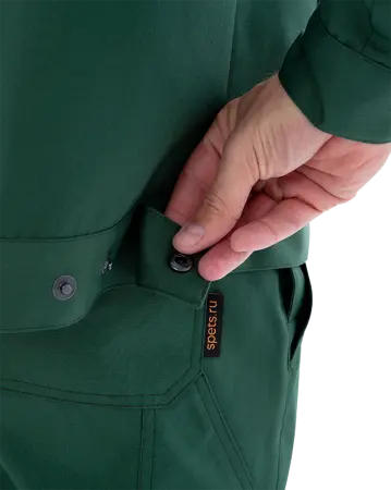 Костюм ТЕХНИК 2 с ПК (т.зеленый/черный)