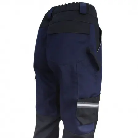 Брюки сварщика BRODEKS FS38-01 (т.синий/черный)