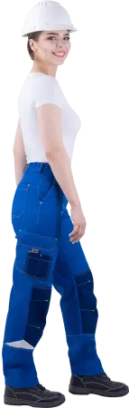 Брюки ТУРБО SAFETY женские (василек/синий)