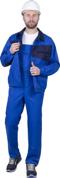 Костюм СПЕЦИАЛИСТ-2 с ПК (василек/т.синий)