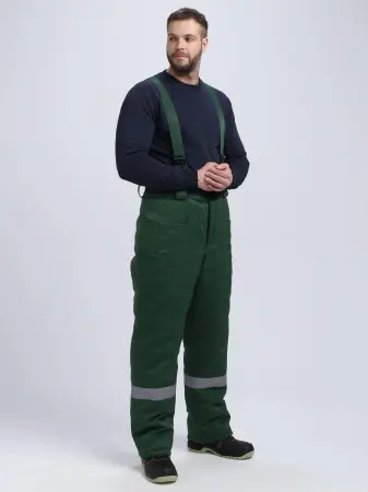 Костюм Т-УЛЬТРА СОП зимний с БР (т.зеленый/лимонный)