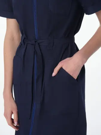 Халат MEDLINE САНСАРА-005 женский (т.синий) женские медицинские