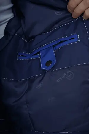 Куртка ЭДВАНС ИМПОРТ зимняя (синий/васильковый)