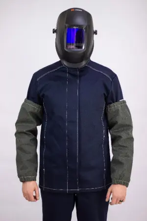 Нарукавники сварщика ВОЛАТ-А с термостойким силиконовым покрытием