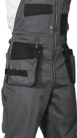 Полукомбинезон RONTA PL205 (т.серый/черный/лаймовый)