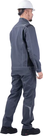 Куртка ПЕРФЕКТ (серый/черный)