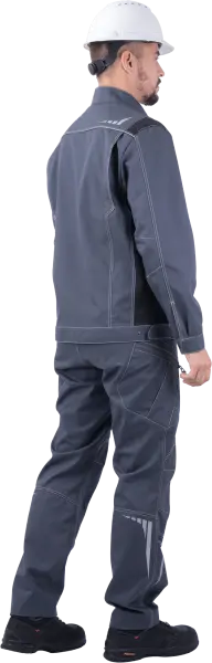 Куртка ПЕРФЕКТ (серый/черный)