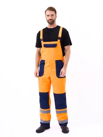 Костюм СКАНДИН с ПК (оранжевый/т.синий)