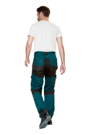 Брюки СНЕЙК (т.бирюзовый/черный)