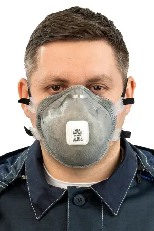 Полумаска MFA D-267V-AC фильтрующая с клапаном выдоха