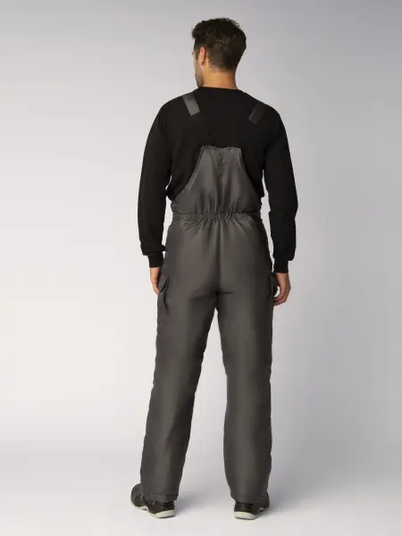 Костюм БАЛТИКА зимний с ПК (т.серый/красный)