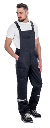 Костюм КМ-10 ЛЮКС АНТИСТАТ с ПК (т.синий/васильковый)