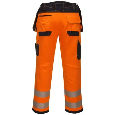 Брюки PORTWEST T501 сигнальные (оранжевый/черный)