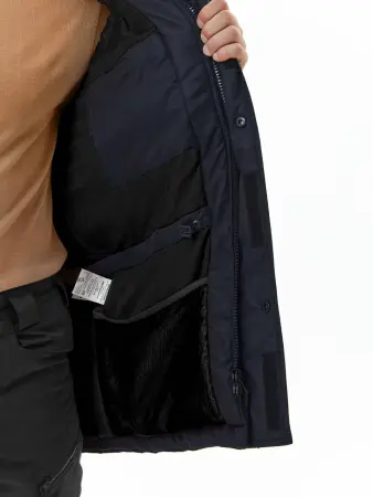 Куртка АЛЯСКА зимняя удлиненная (черный)