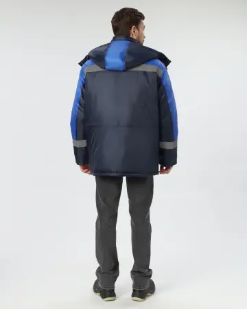 Куртка ЛИГОР СОП зимняя (т.синий/васильковый)